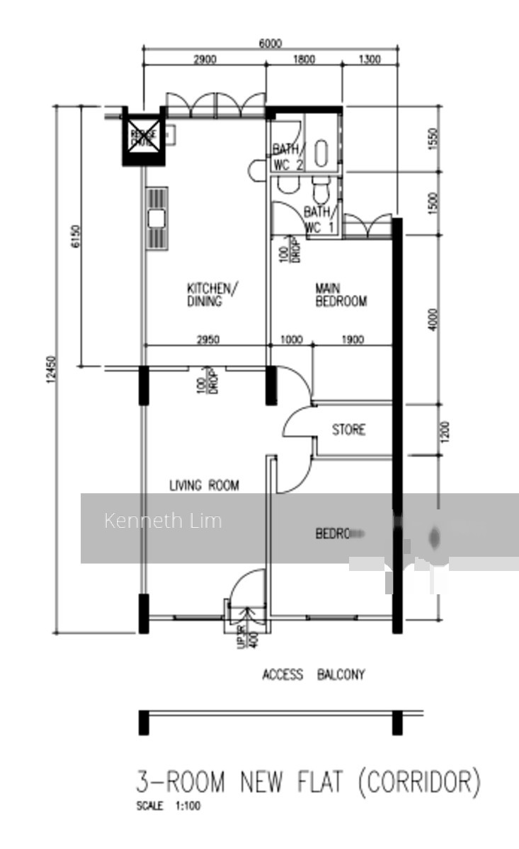 Blk 519 Bedok North Avenue 1 (Bedok), HDB 3 Rooms #145213142